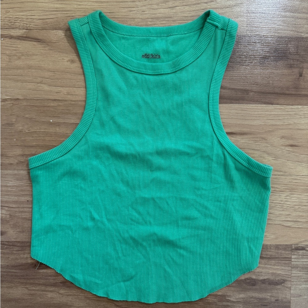 Wild Fable Vibrant Green Tank Top